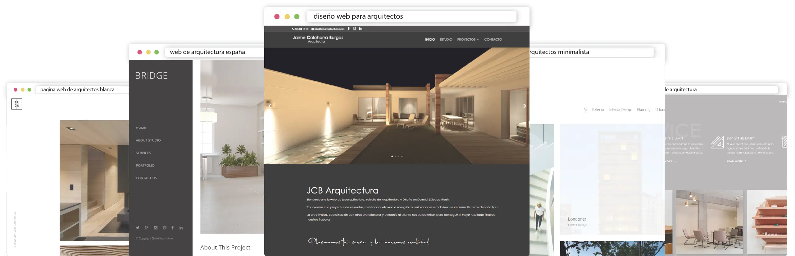 Diseño de páginas web para arquitectos